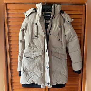 Noize Astrid Heavyweight Faux Fur Trim Jacket. Size S/P Women 
#311